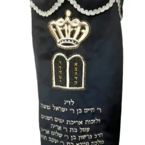 מעיל לספר תורה לוחות הברית קישוטי זהב